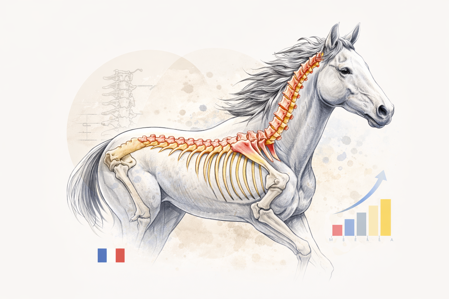 Anatomie du dos du cheval