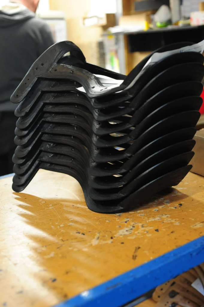 Arçon de selle peint